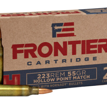 Hornady 223 Rem 55 gr Hollow Point Match Frontier 20/Box