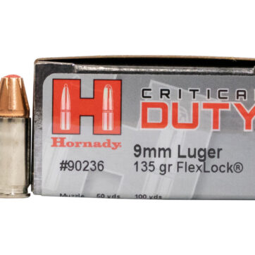 Hornady 9mm Luger 135 gr FlexLock Critical Duty 25/Box