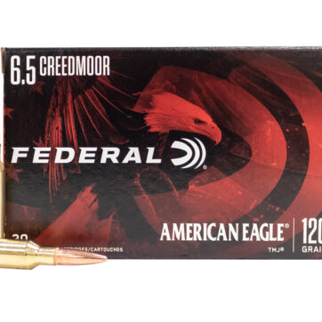 Federal 6.5 Creedmoor 120 gr Total Metal Jacket American Eagle 20/Box