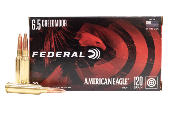 Federal 6.5 Creedmoor 120 gr Total Metal Jacket American Eagle 20/Box