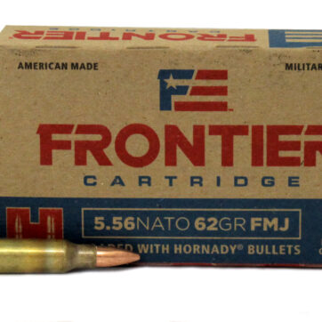 Hornady 5.56 NATO 62 gr FMJ Frontier 20/Box