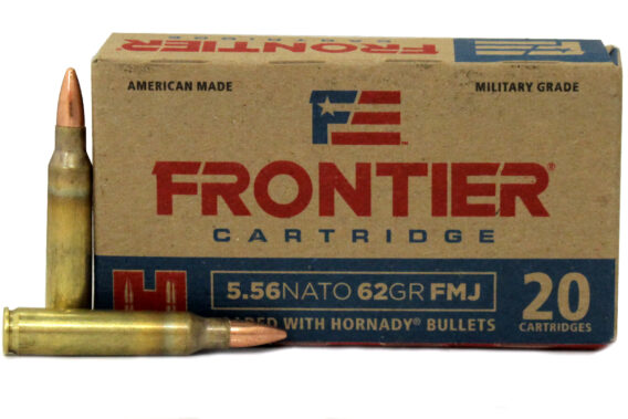 Hornady 5.56 NATO 62 gr FMJ Frontier 20/Box