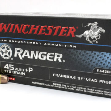 Winchester 45 ACP +P 175 gr Ranger Frangible SF Police Trade Ammo 50/Box