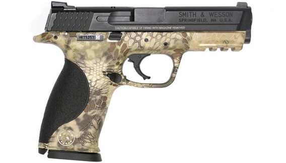 Smith & Wesson M&P9 9mm Full-Size Kryptek Pistol with No Thumb Safety