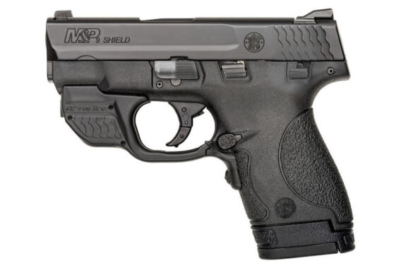 Smith & Wesson M&P9 Shield 9mm Centerfire Pistol with Green Crimson Trace Laserguard (LE)