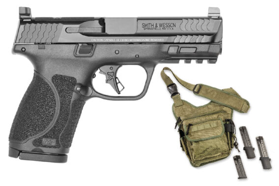 Smith & Wesson M&P9 M2.0 9mm Optic Ready Bugout Bundle with Four Magazines and Bag