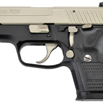 Sig Sauer P224 Two-Tone 9mm Centerfire Pistol with Nickel Accents