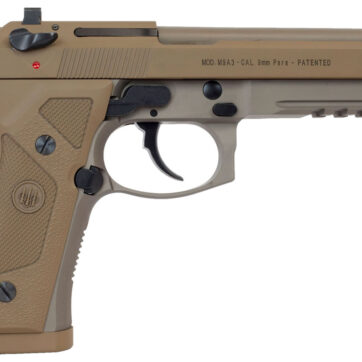 Beretta M9A3 9mm Full-Size Flat Dark Earth Pistol with Five Magazines